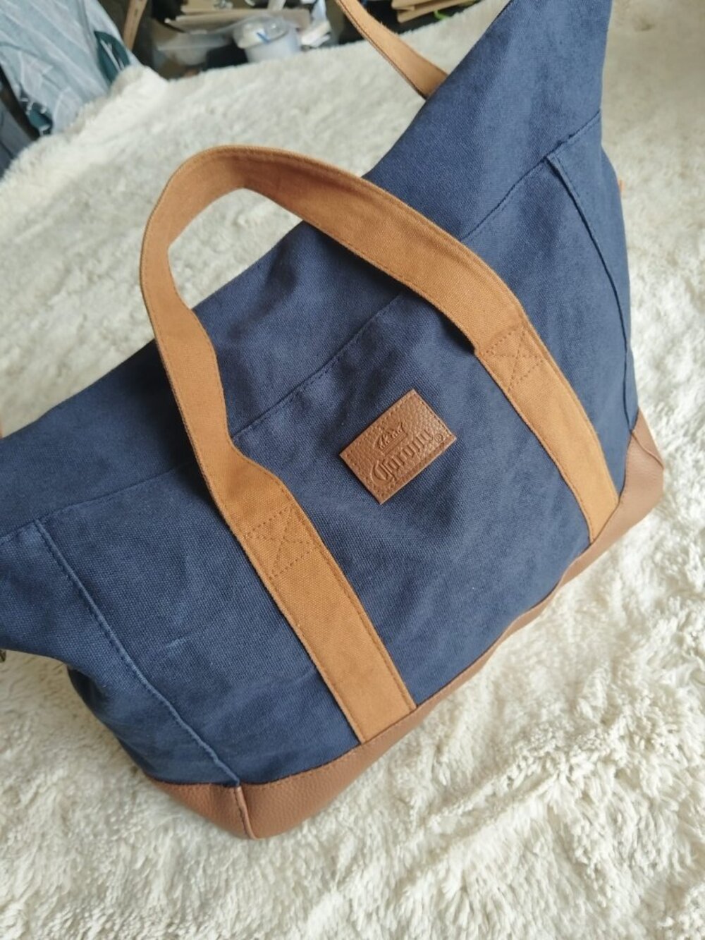 Corona Extra Promotional Canvas Cotton Duffle Bag Shoulder Crossbody Tote